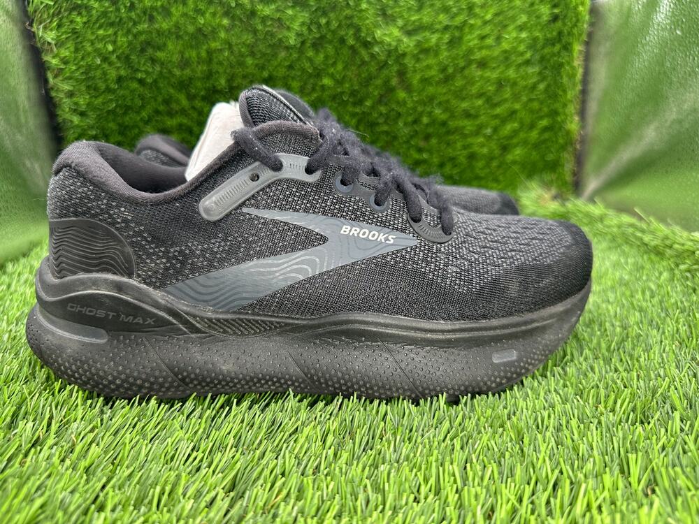 Brooks Ghost Max 1203951B020 Athletic Sneaker Womens 6.5B Black Mesh Running Gym